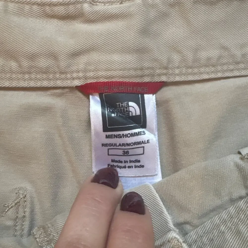 The North Face beige boot cut mens pants SIZE 36X30‎